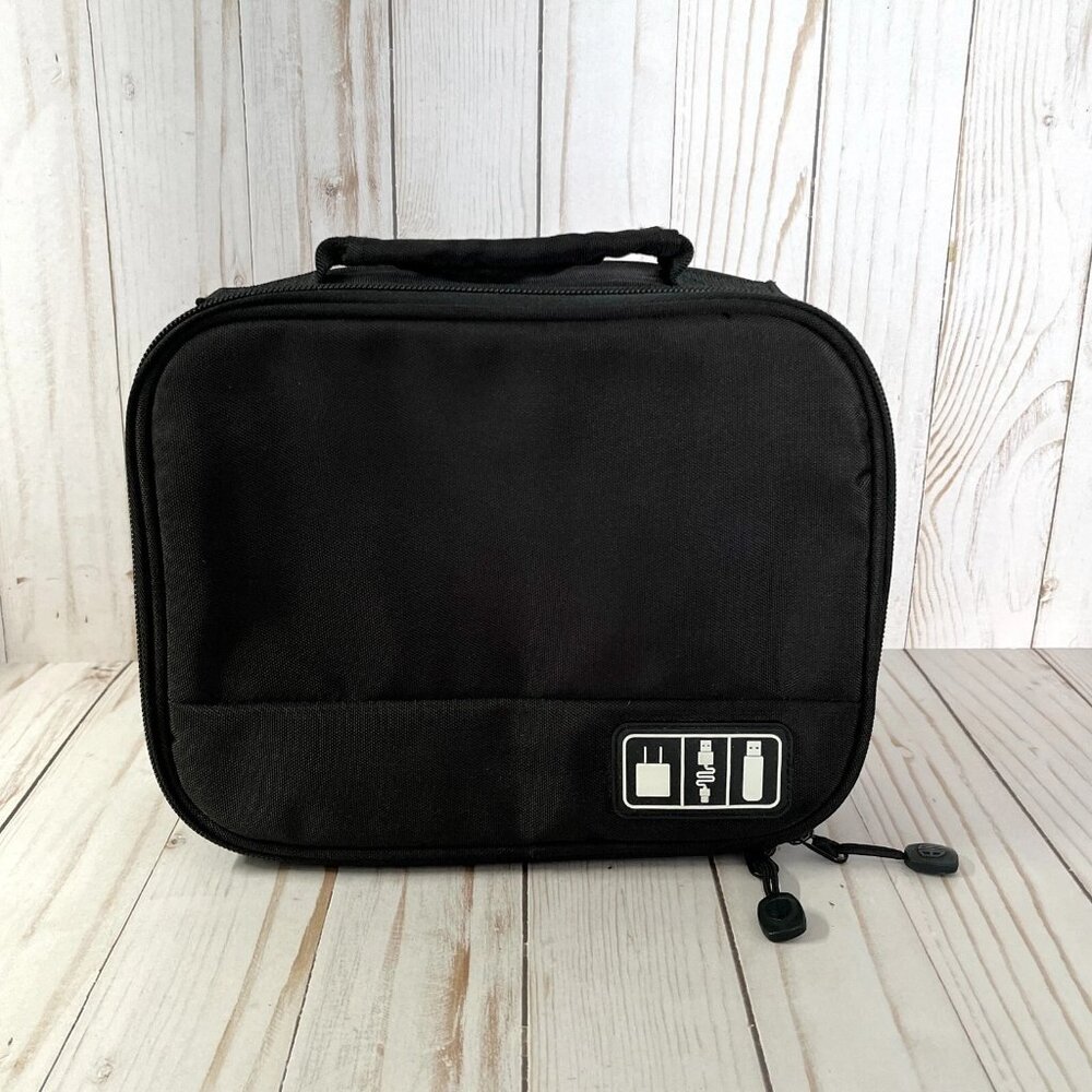 Portable Electronics Organizer Case for Cables Chargers